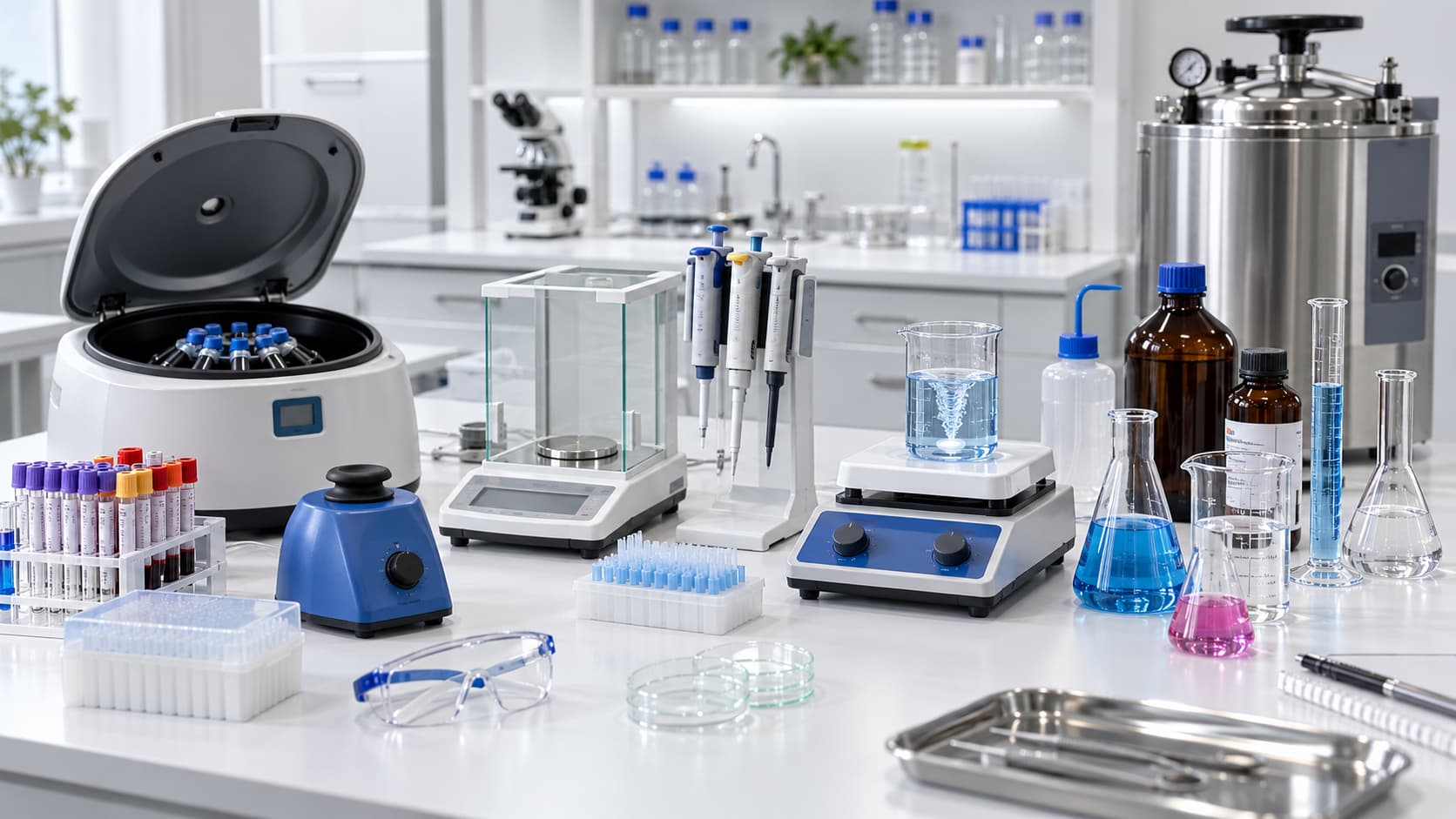 Melhores materiais para laboratório e análises